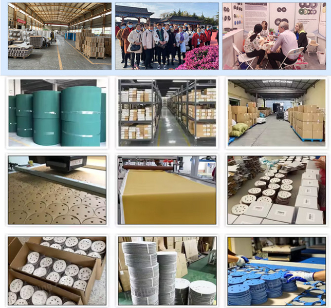 Zhengzhou Jiading Abrasive Manufacturing Co., Ltd. ligne de production du fabricant